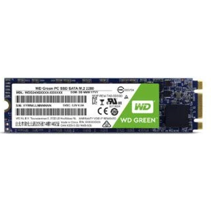 WD Green SSD WDS480G2G0B - Solid-State-Disk - 480 GB - intern - M.2 2280 - SATA 6Gb/s (WDS480G2G0B) – Bild 1
