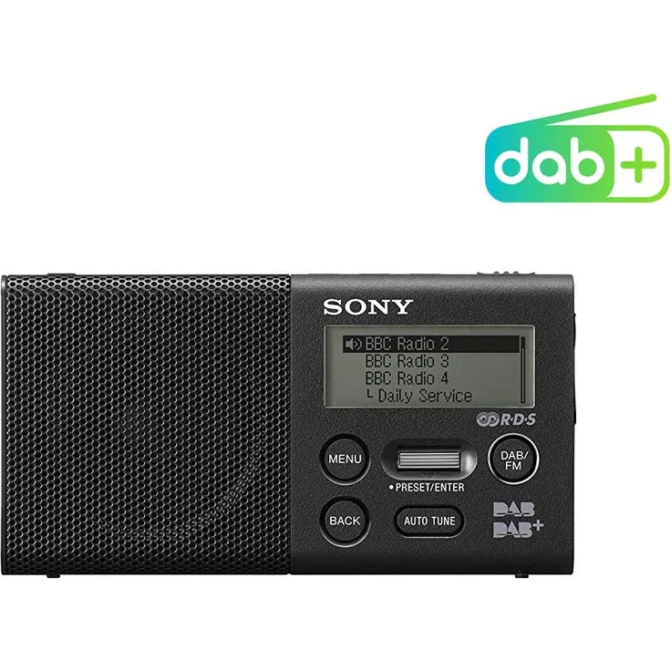 Sony XDR-P1DBP Taschenradio (DAB-DAB+, 20h Akku) – Bild 2