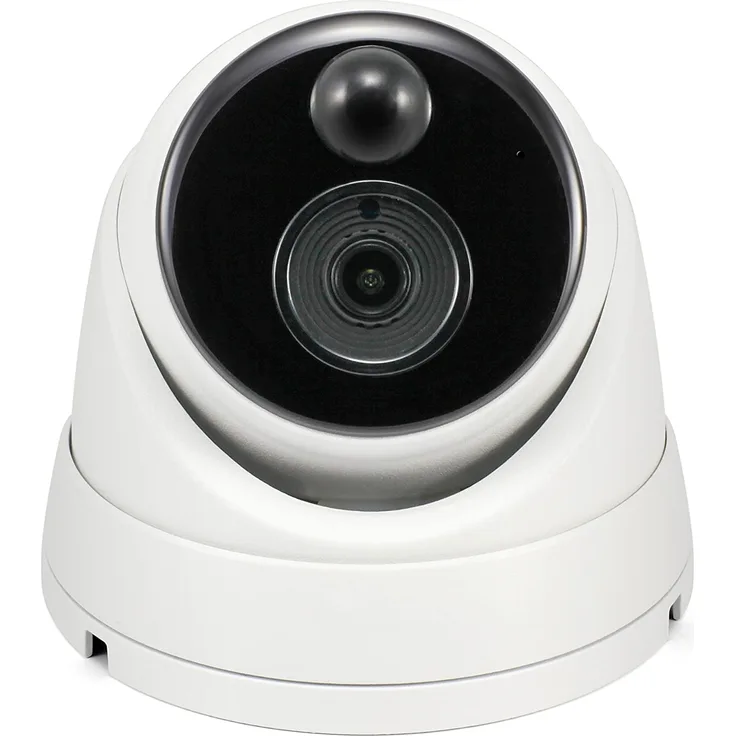 Swann CCTV Dome 4K Ultra HD IP-Überwachungskamera mit thermischer Abtastung und Gesichtserkennung und 1-Wege-Audio, Weiß (SWNHD-888MSD-EU)