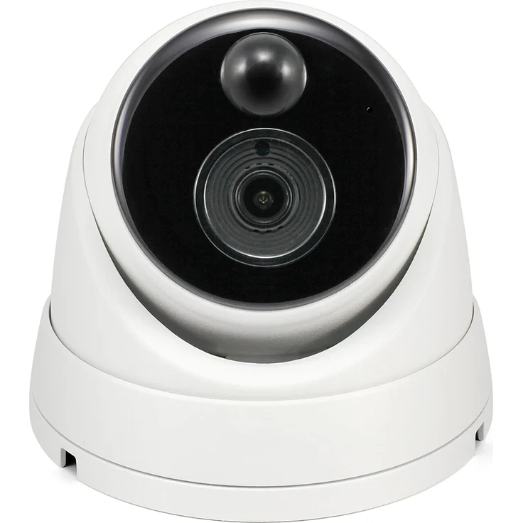 Swann CCTV Dome 4K Ultra HD IP-Überwachungskamera mit thermischer Abtastung und Gesichtserkennung und 1-Wege-Audio, Weiß (SWNHD-888MSD-EU) – Bild 1