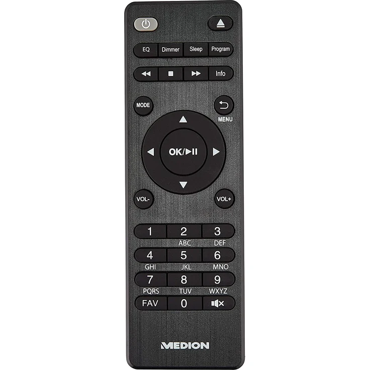 MEDION LIFE P85003 Micro Audio System DAB+ UKW Radio bluetooth cd usb schwarz, silber – Bild 6