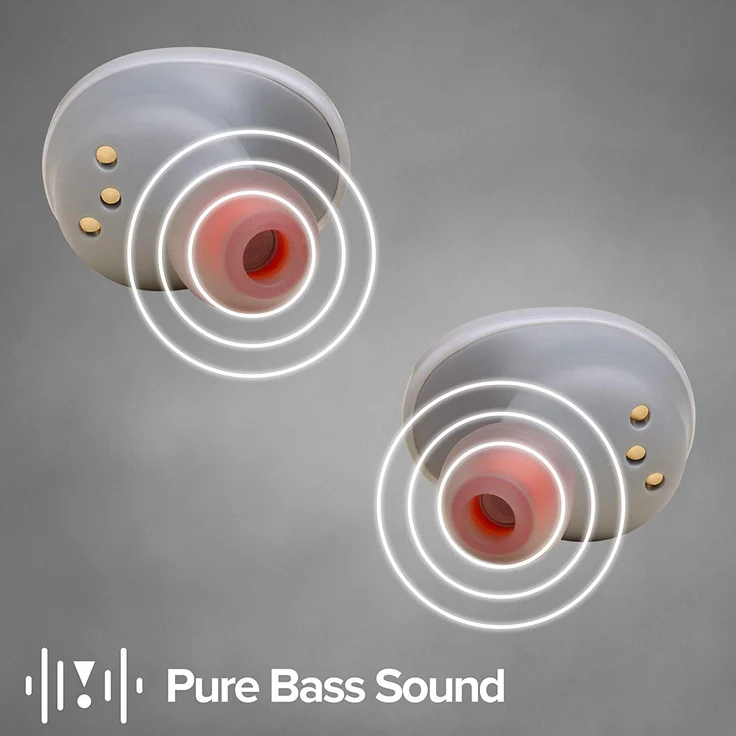 JBL Tune T120 TWS In-Ear Kopfhörer mit Bluetooth, Mikrofon, weiß – Bild 8