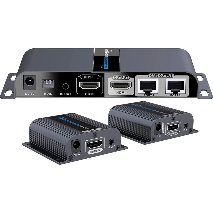 PremiumCord Optischer Adapter Toslink, TOS 3,5mm Buchse - TOS Stecker, Vergoldet, Farbe Schwarz