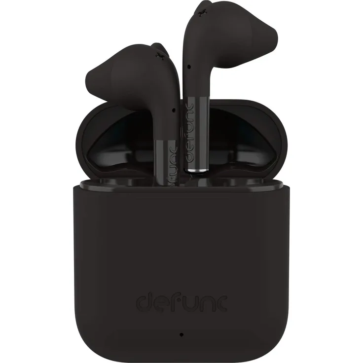 Defunc True Go Slim Headset, kabellos, leistungsstarker Sound, 22 Stunden Akkulaufzeit - Schwarz