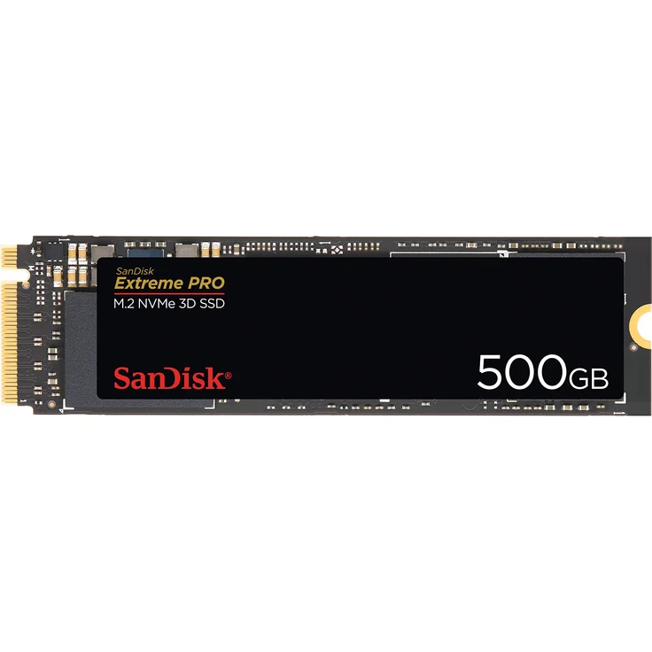 SanDisk Extreme PRO - Solid-State-Disk - 500 GB - intern - M.2 2280 - PCI Express 3.0 x4 (NVMe) (SDSSDXPM2-500G-G25) – Bild 1