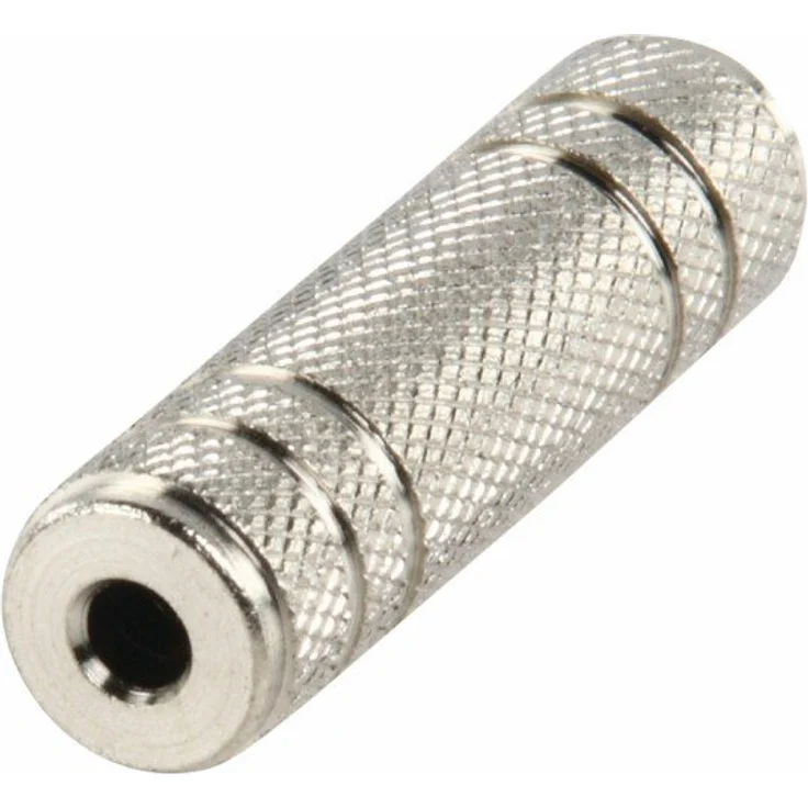 Valueline Adapter, Stereo, 3,5-mm-Klinkenkupplung auf 3,5-mm-Klinkenkupplung – Bild 1