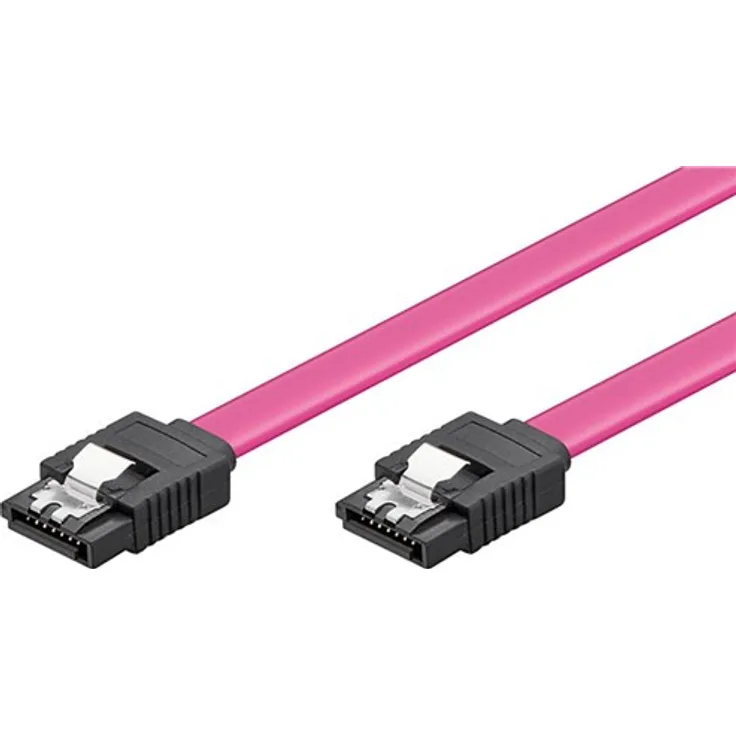 Wentronic goobay - SATA-Kabel - Serial ATA 150/300 - SATA bis SATA - eingerastet (93115)