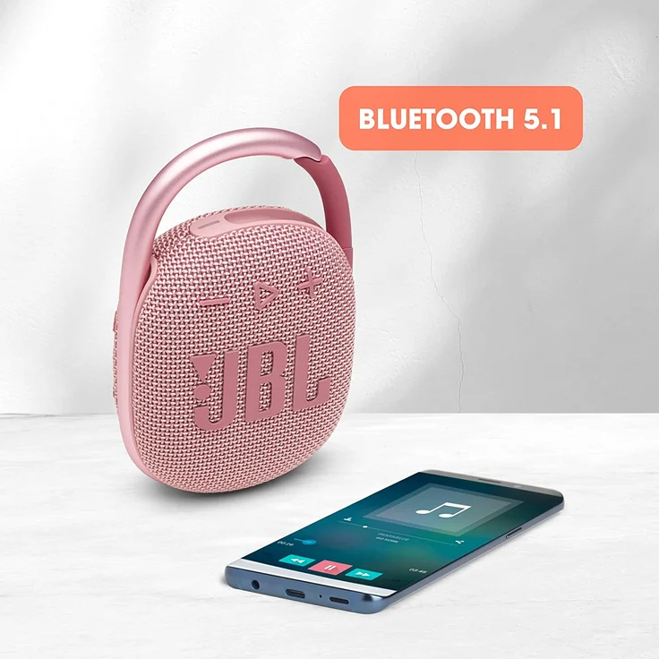 JBL Clip 4 Bluetooth-Lautsprecher pink – Bild 5