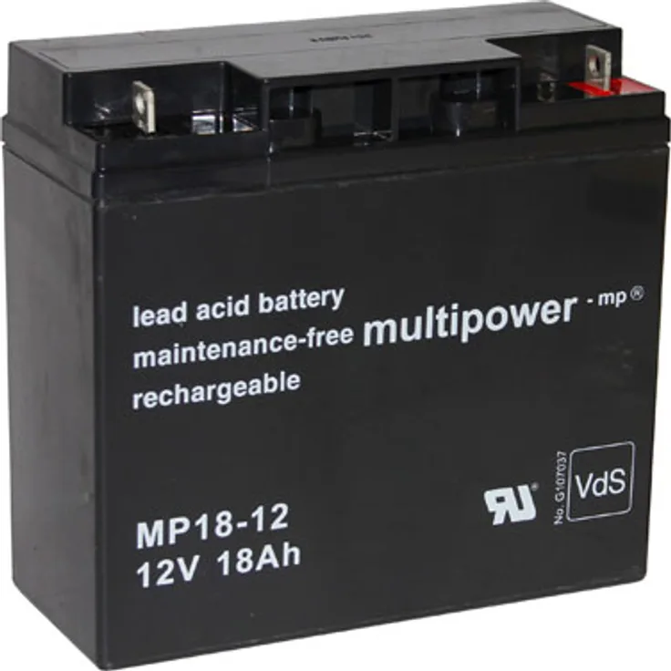 Multipower - MP18-12 - 12 Volt 18Ah Pb