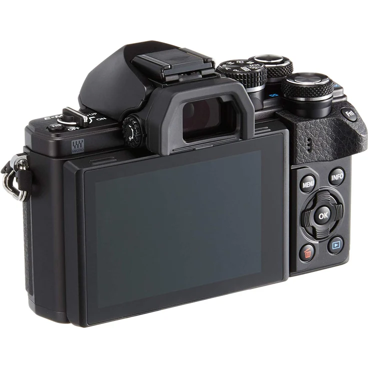 Olympus OM-D E-M10 Mark II Micro Four Thirds Systemkamera, 16 Megapixel, 5-Achsen Bildstabilisator, elektronischer Sucher, schwarz – Bild 3