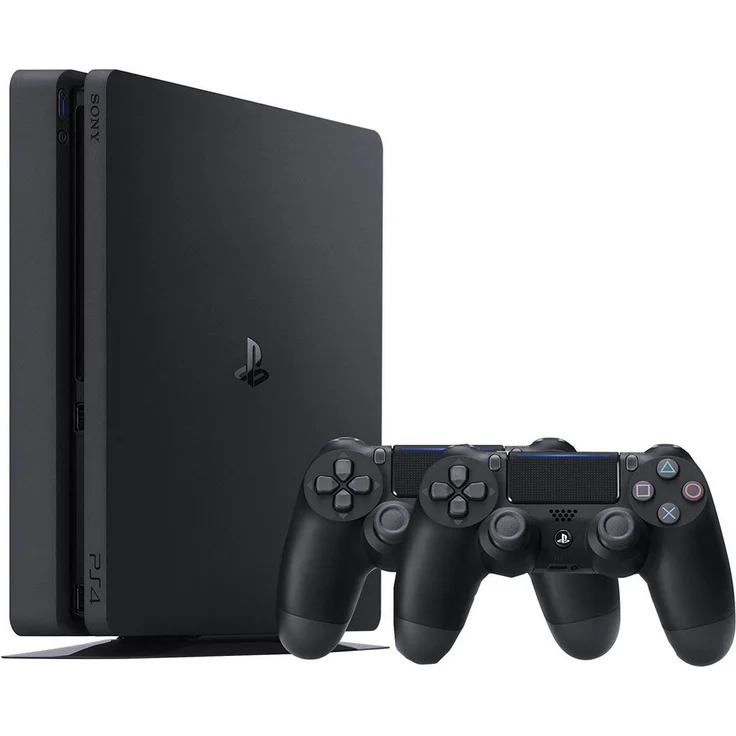 Sony PlayStation 4 Slim Jet Black 1TB inkl. 2. Controller – Bild 2
