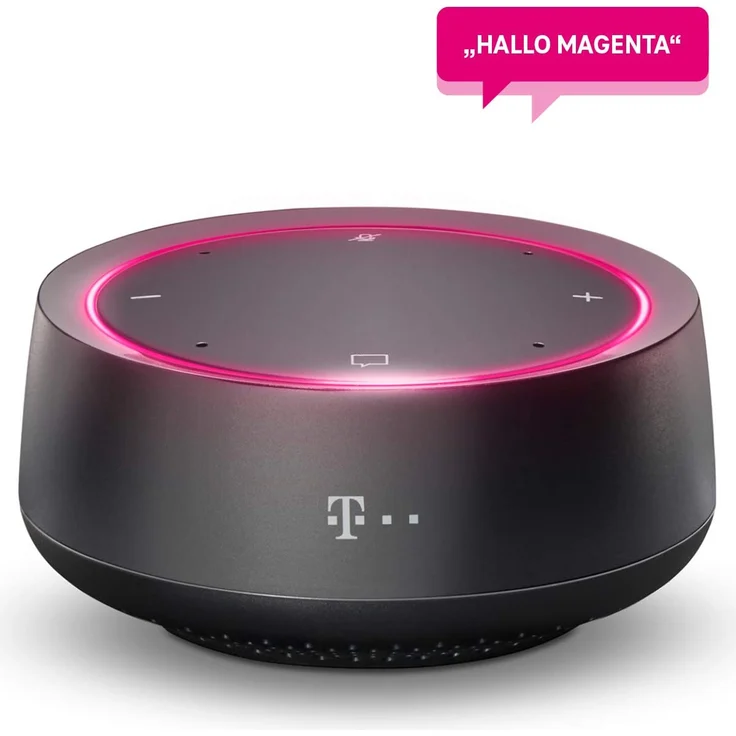 Telekom Smart Speaker Mini WLAN-Lautsprecher mit Alexa, geeignet für Indoor, schwarz – Bild 2