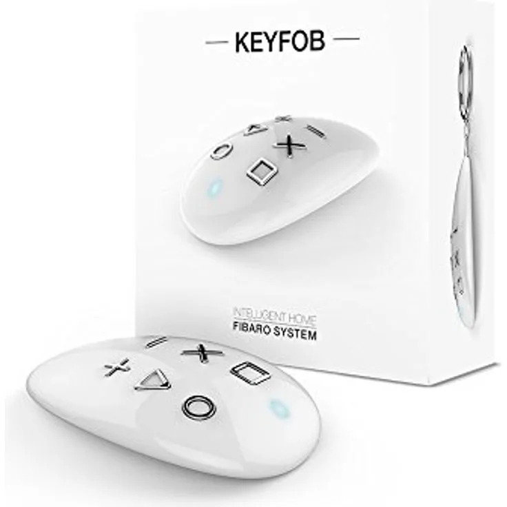 FIBARO KeyFob - Z-Wave Plus Fernbedienug, sechs Knöpfe, FGKF-601