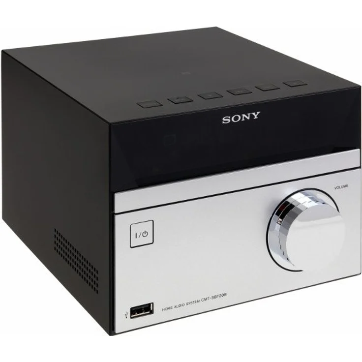 Sony CMT-SBT20B Micro-Systemanlage (Kompakte Design, CD, FM - DAB+ Tuner, RDS, USB-Eingang, Bluetooth, NFC) silber - Preisvergleich – Bild 4