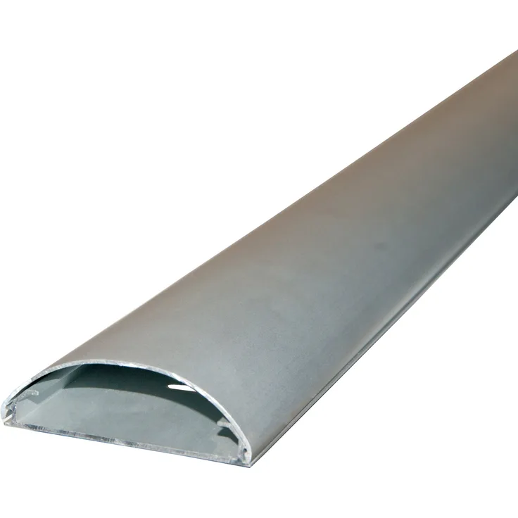 HFTEK HF12A Kabelkanal Alu Abdeckung Aluminium Wand Leitung Cover 100x6x2,2cm