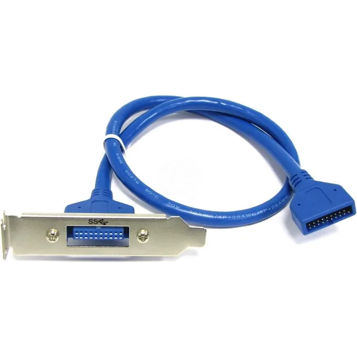 BeMatik - HS20 Motherboard USB 3.0 weiblichen zu männlichen BH20 (low profile)