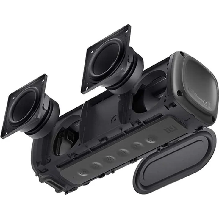 Xiaomi Portable Stereo Speaker (MDZ-36-DB)13 Stunden Spielzeit, integriertes Mikrofon, IPX7 wasserdicht, kabellos, tragbar mit starkem Stereo-Sound schwarz – Bild 4