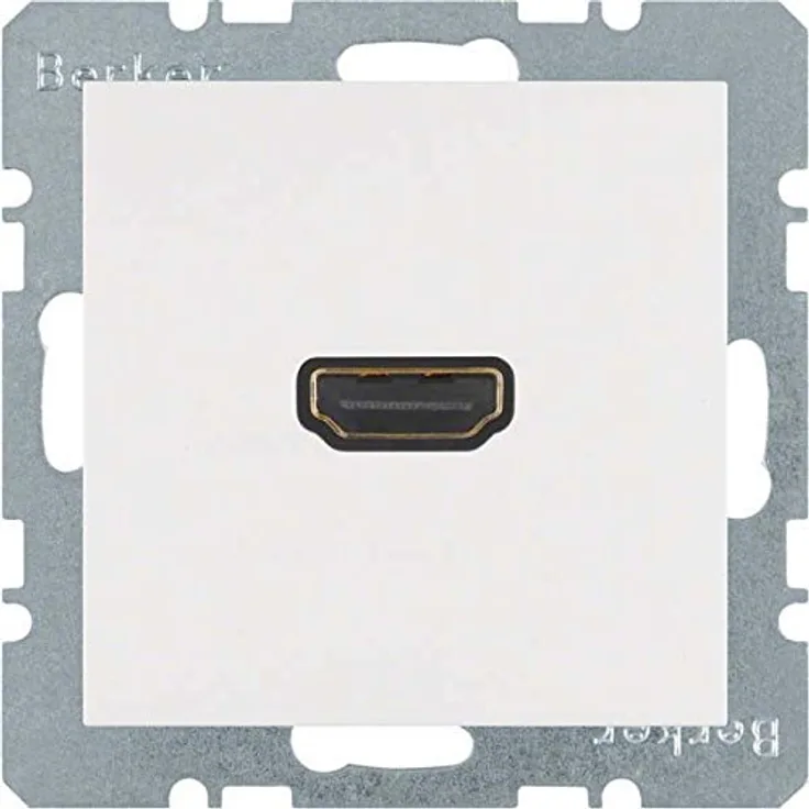 Berker 3315428989 HDMI Weiß Steckdose - Steckdosen