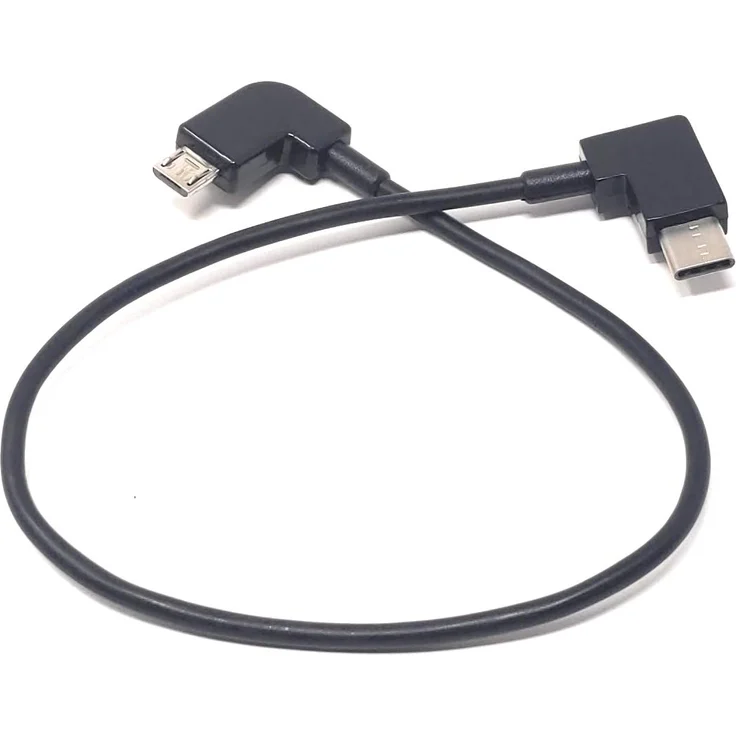 System-S USB Kabel 3.1 Typ C auf Micro USB rechts Winkel 30cm 10069061986264