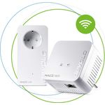 Devolo Magic 1 WiFi Mini Compact Starter Kit Multiroom WiFi über Stromkabel, Mesh, Technologie G.hn, Weiß