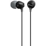 Sony MDR-EX15AP In-Ear-Kopfhörer (mit Headsetfunktion, integriertes Mikrofon) schwarz