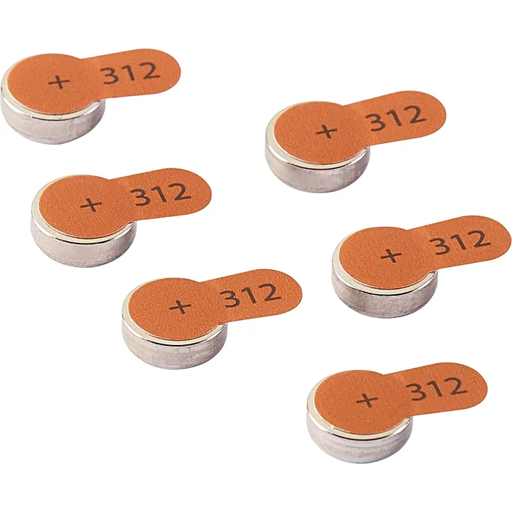 60er Hörgeräte-Batterien-Set INTENSO, Energy Ultra A 312, braun – Bild 2