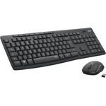 Logitech MK295 Silent - Tastatur-und-Maus-Set - kabellos - 2.4 GHz - QWERTZ - Deutsch - Graphite (920-009794)