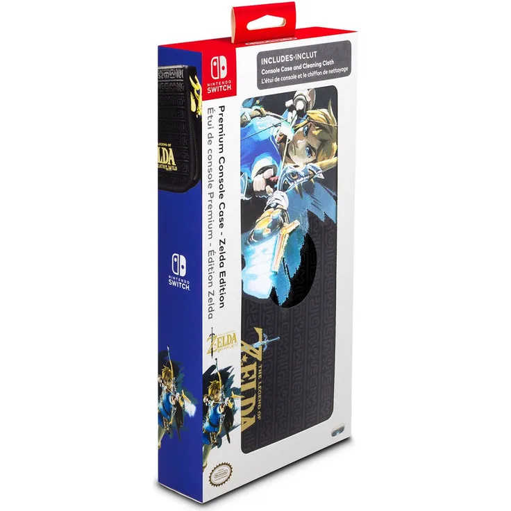PDP Nintendo Switch The Legend of Zelda: Breath of the Wild Premium Reiseetui für Konsole und Spiele, 500-006