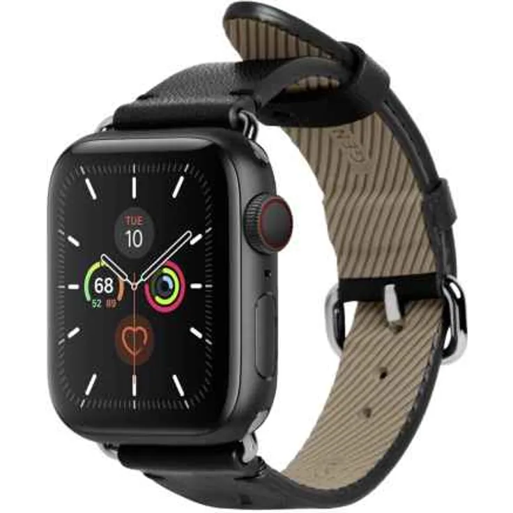 Native Union Apple Watch Strap Classic Leather Black 40mm