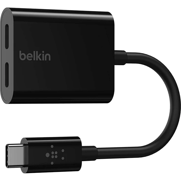 Belkin USB-C-Splitter (Audio- + Ladeadapter) USB-C-Kopfhörer-Adapter, Schnellladen mit USB-C PD für Geräte wie Galaxy S20, S10, Note10, Pixel 4 und iPad Pro – Bild 1