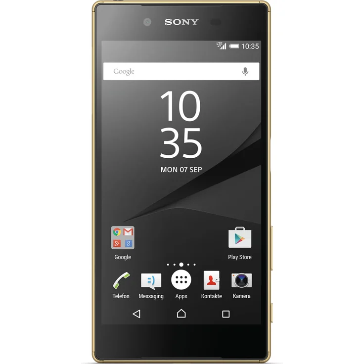 Sony Xperia Z5 Smartphone 13,21cm (5,2 Zoll) IPS-Display, 32GB interner Speicher, 3GB RAM, Android, Gold – Bild 1