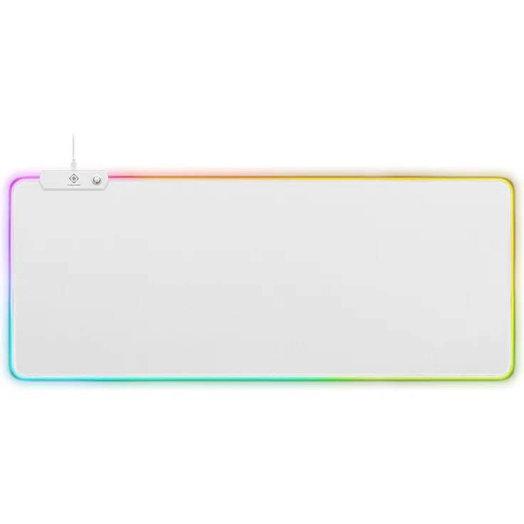 DELTACO GAMING RGB-Mauspad 90 x 36 cm Gaming-Mauspad (RGB-Beleuchtung, 6 x RGB-Modi, 7 x Static-Modi, aus bequemem Stoff, Plug and Play)