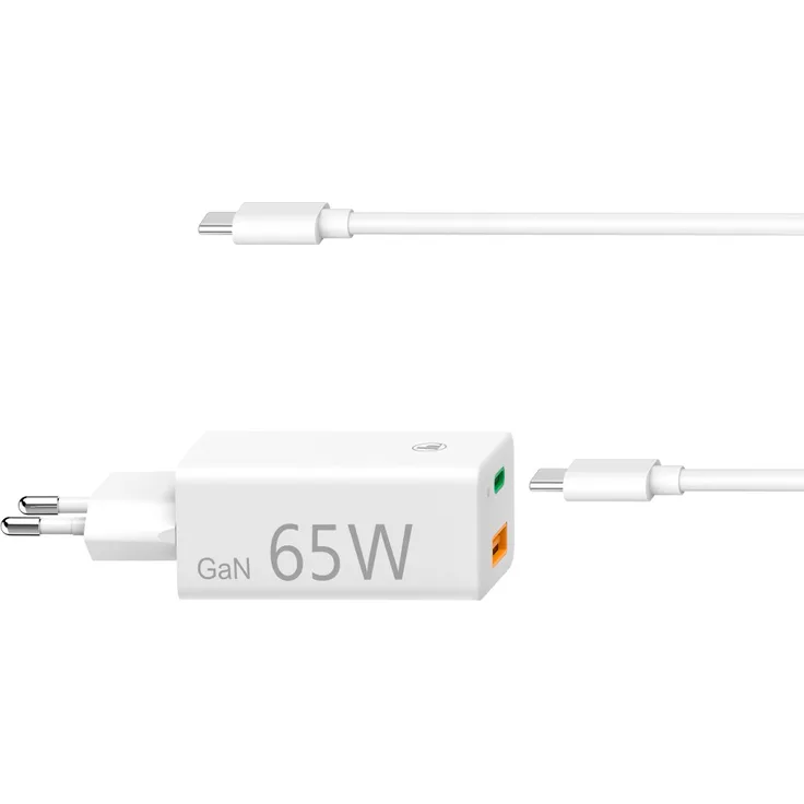 Hama - 200016 Universal-USB-C-Notebook-Netzteil, GaN, Power Delivery (PD), 5-20V-65W