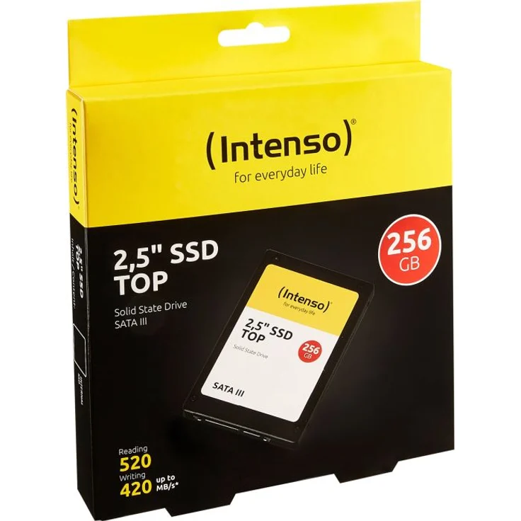 Intenso Top Performance - Solid-State-Disk - 256 GB - intern - 2.5 Zoll (6.4 cm) - SATA 6Gb/s (3812440) – Bild 2