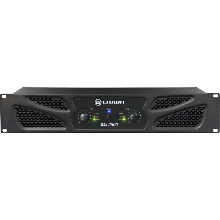 Crown XLi 2500, 2x 750 Watt an 4 Ohm, 2 HE, 13,5kg