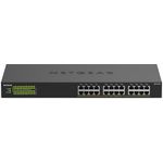 Netgear GS324PP 24 Port Gigabit Ethernet LAN PoE Switch (mit 24x PoE+ 380W, Plug-and-Play, Desktop- oder Rack-Montage, energieeffizient, robustes Metallgehäuse)