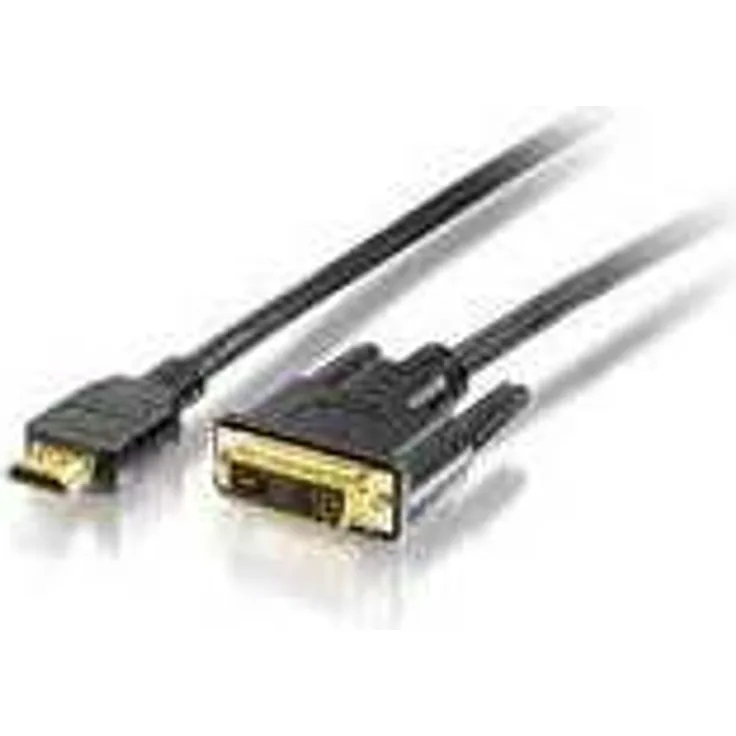 Equip - Videokabel - Single Link - HDMI / DVI - HDMI (M) bis DVI-D (M) - 2 m - Dreifachisolierung - Schwarz
