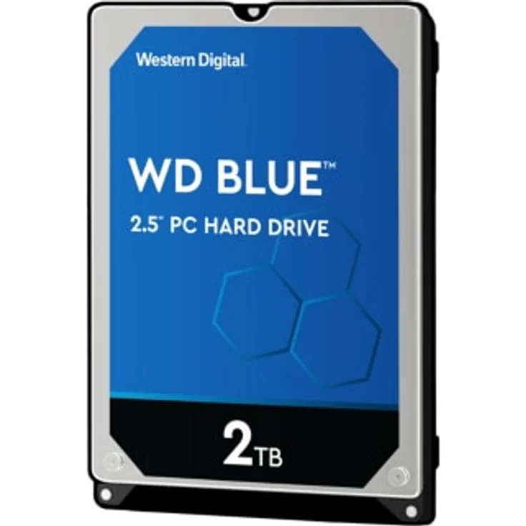 WD Blue WD20SPZX - Festplatte - 2 TB - intern - 2.5 Zoll (6.4 cm) - SATA 6Gb/s - 5400 rpm - Puffer: 128 MB (WD20SPZX) – Bild 1