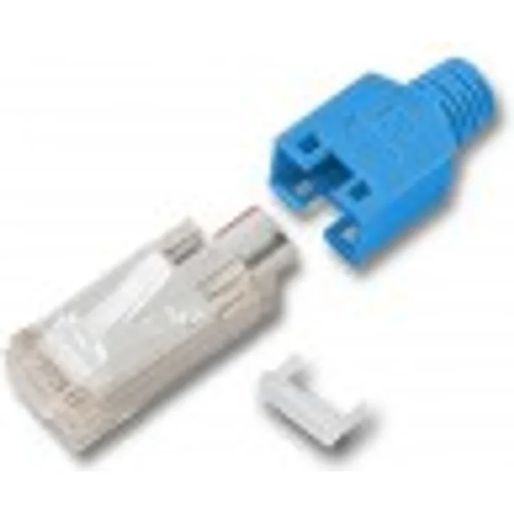100 x Hirose TM11 RJ45 Modular CAT.5e Crimp Stecker blau