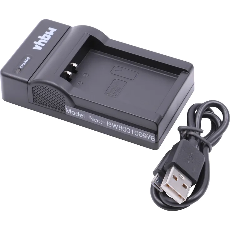 vhbw Micro USB Ladegerät Ladekabel passend für Kamera Canon EOS 100, 100D, M, M10, M200