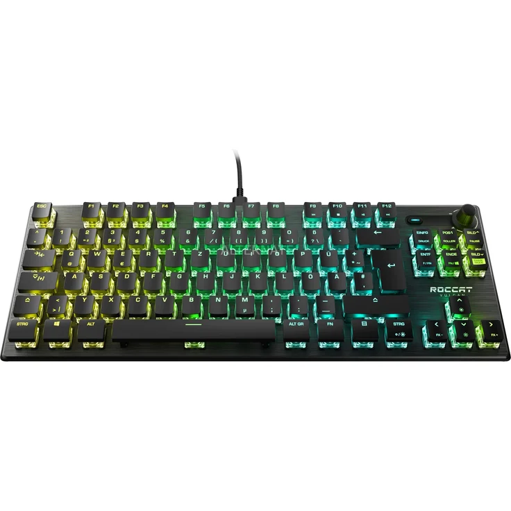 ROCCAT VULCAN TKL PRO - Tastatur - backlit - USB - Deutsch QWERTZ - Roccat Titan Optical Schalter (ROC-12-570) – Bild 1