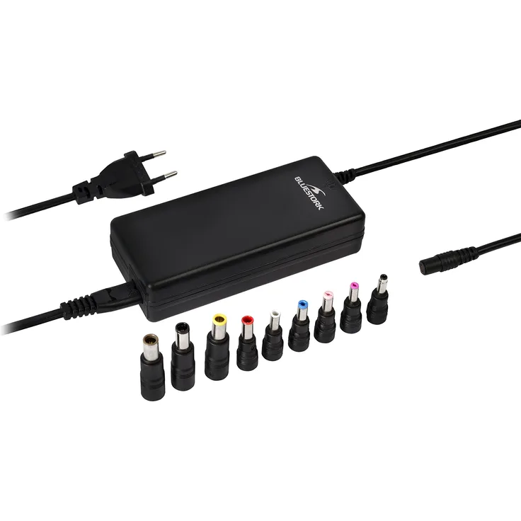 Bluestork BS-PW-NB90-FB3 Netzteil & Spannungsumwandler Innenraum 90 W Schwarz - Netzteile & Spannungsumwandler (Innenraum, 90 W, 20 V, Laptop, AC-an-DC, Überstrom, Überspannung, Kurzschluß)