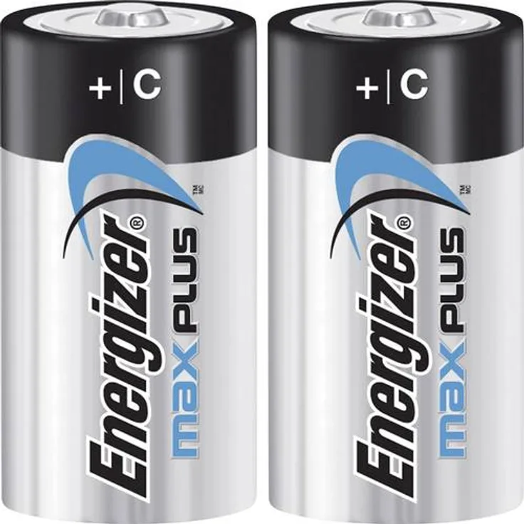 Energizer E301324200 Max Plus Baby (C) 2 Stück Chrom