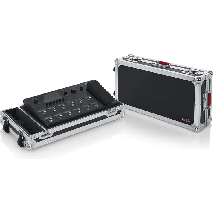Gator Cases Heavy-Duty G-TOUR Style Live-In Road Case for Line 6 Helix Multi-Effects Floor Processor with Wheels (GTOURHELIXFLOOR)