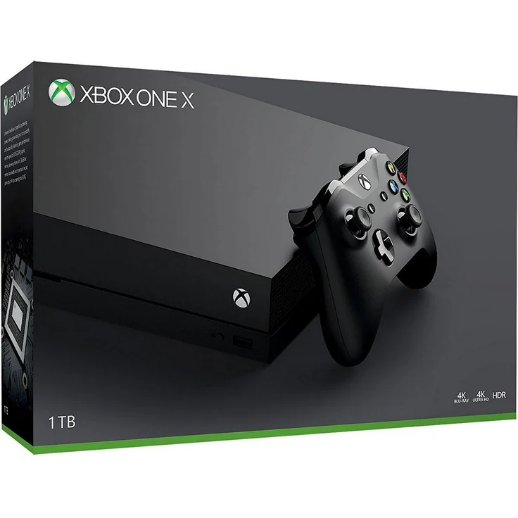 Microsoft Xbox One X Schwarz 1TB – Bild 1