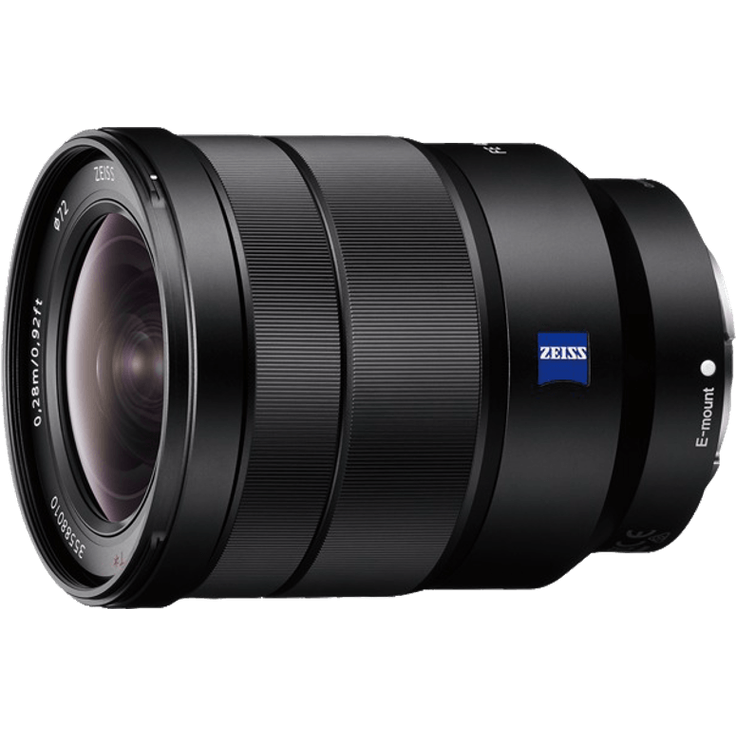 Sony SEL-1635Z Zeiss Weitwinkel-Zoom-Objektiv (16-35 mm, F4, OSS, Vollformat, geeignet für A7, A6000, A5100, A5000 und Nex Serien, E-Mount) schwarz