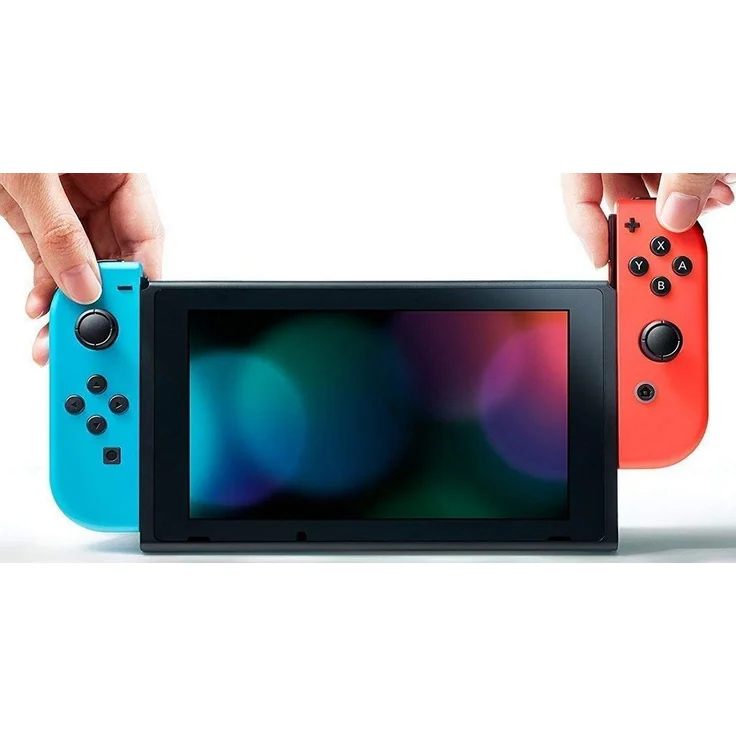 Nintendo Switch V1 Neon-Blau Neon-Rot 32GB Bundle inkl. 35 eShop-Guthaben (altes Modell) – Bild 2