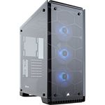 Corsair Crystal 570X RGB PC-Gehäuse (Kompakt Mid-Tower ATX, mit gehärtetem Glas und RGB-Lüftern), RGB LED, Schwarz