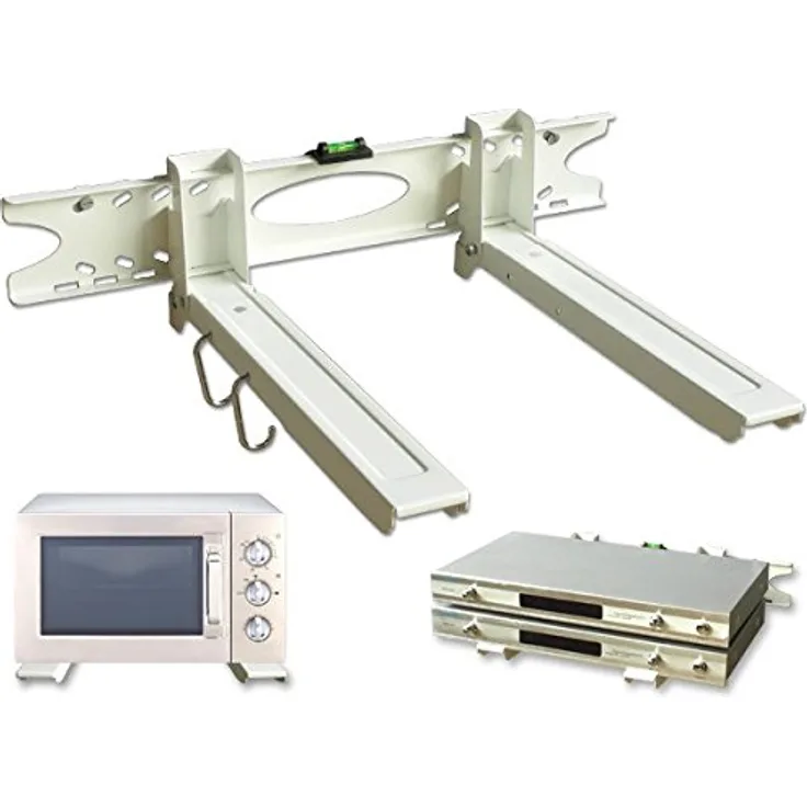Universal Wandhalterung Halter Mikrowelle Lautsprecher Boxen Bluray Media Player weiß Modell: H75W