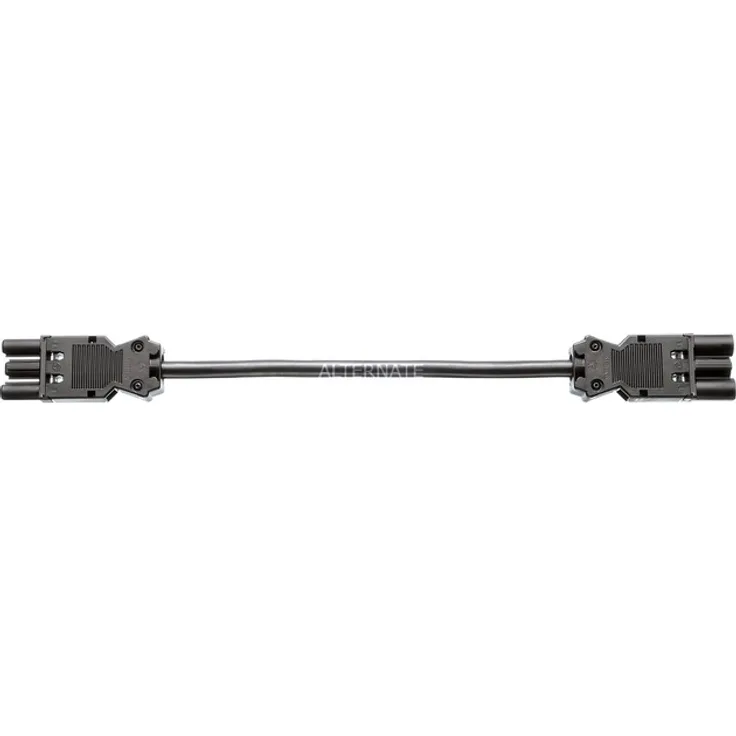 Bachmann - Stromkabel - Wieland GST18/3 (M) - Wieland GST18/3 (W) - 2 m - Schwarz
